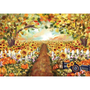 Allenjoy sunflower Photography Backdrop Newborn Child fence Smash cake Baby Shower summer background Photo studio photobooth