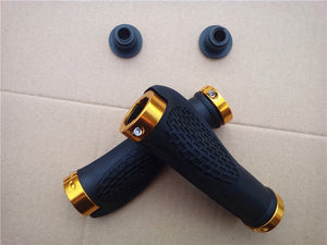 Rubber Bike Handlebar Grip Anti-Skid Ergonomic Mountain MTB Cycling Parts Bicycle Grips Black Gold Red Blue