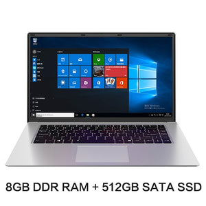 2022 NEW 15.6 inch Student Laptop intel J3455 Quad Core 128GB 512GB SSD ROM 8GB RAM Notebook Computer Windows10 Laptop Ultrabook