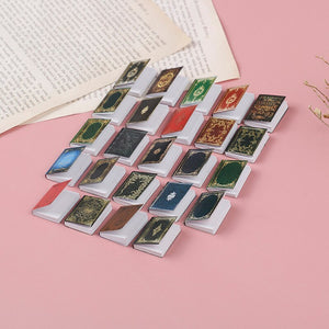 Hot！3pcs/set 1:12 Dollhouse Miniature Classical Book Scene Model Accessories Toys