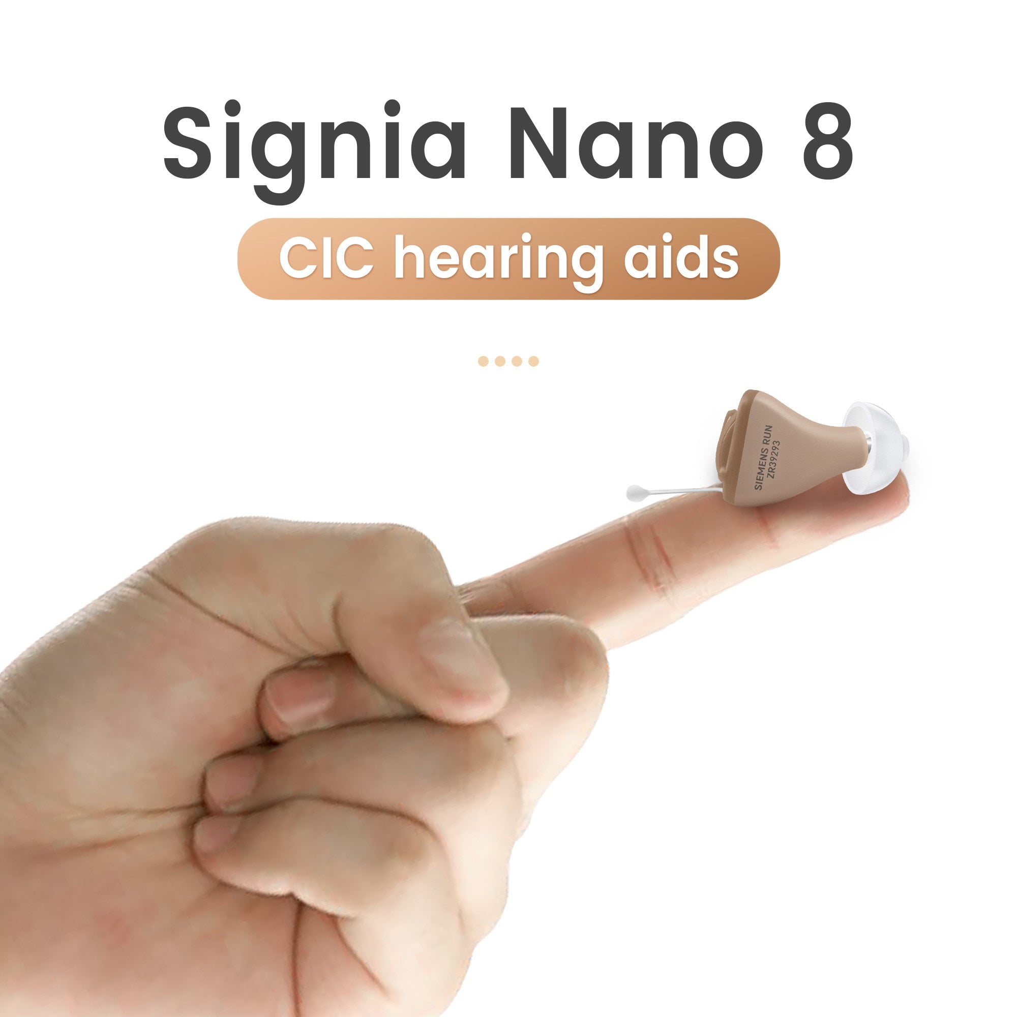 SIEMENS Signia Invisible Hearing Aids 8 Channel Programmable Digital Hearing aid Phone App Adjust Hearing aids Ear Care Original