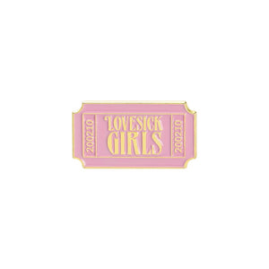 Tickets Enamel Pins Custom Dream Admit One Pass Brooch Lapel Badge Bag Cartoon Jewelry Gift for Kids Friends