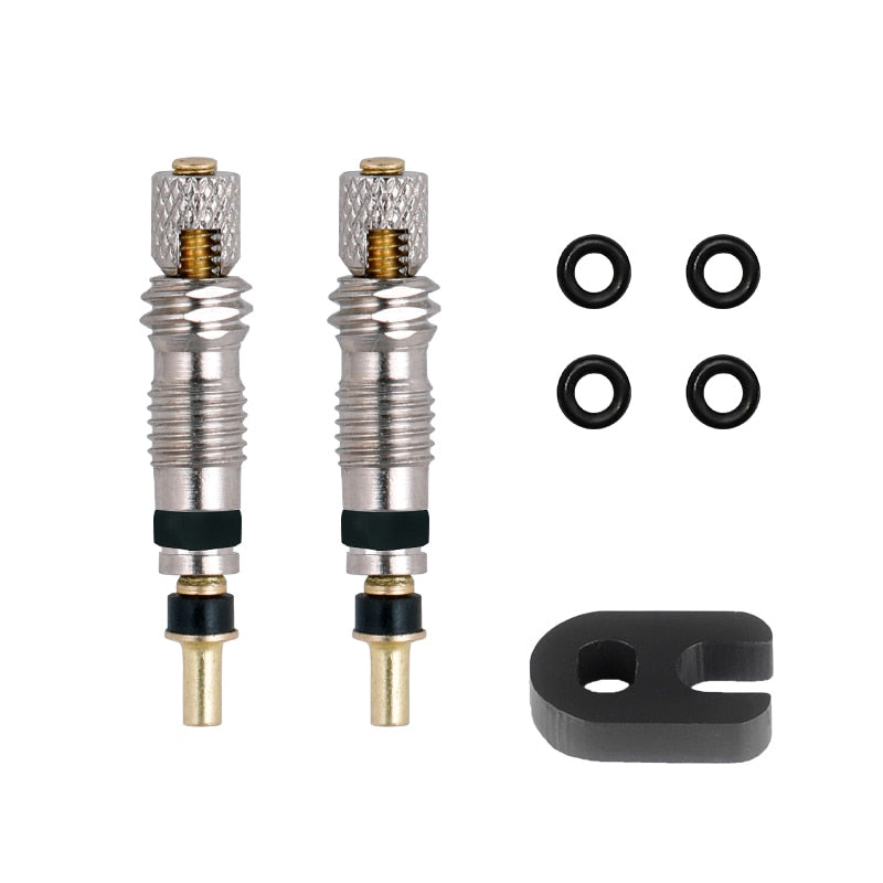 Deemount Top Quality Presta Valve Core 2/6/12PCS Brass CNC FV MTB Road Bike Tubes Service Parts Tool Optional