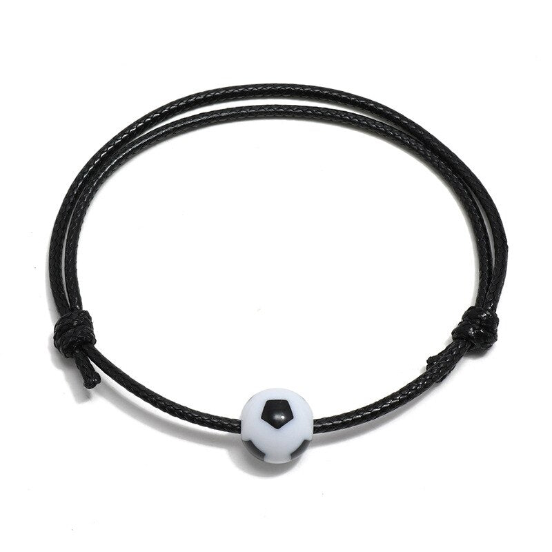 HXMENG Simple Football Fans Souvenir Bracelet Fashion Sports Hand Accessories Gifts Male And Female Bangles Bracelets Jewelry