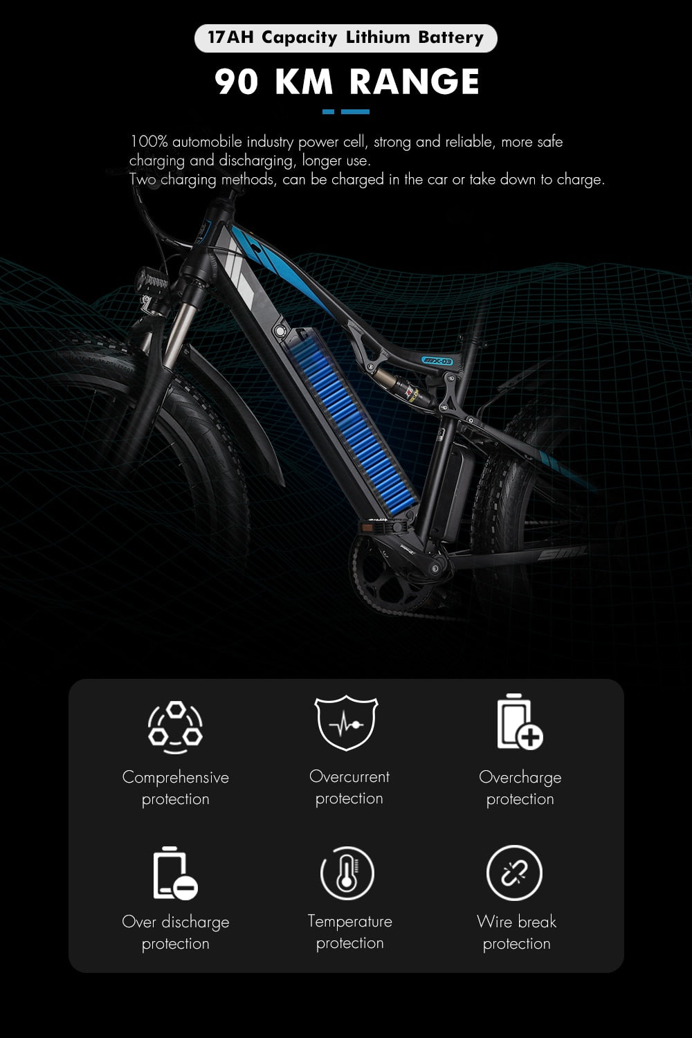 Shengmilo MX03 Elektrische Bike 1000W Herren Mountainbike Schnee Bike Elektro Fahrrad Ebike 48V Elektrische Fahrrad 4,0 Fett rei