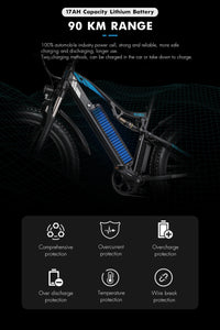 Shengmilo MX03 Elektrische Bike 1000W Herren Mountainbike Schnee Bike Elektro Fahrrad Ebike 48V Elektrische Fahrrad 4,0 Fett rei