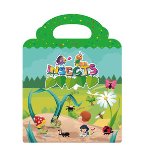 Children's Reusable Stickers Books Kawaii Stationery Stickers for Kids Early Education Cartoon Cute Stickers for Children Gift