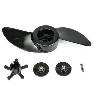 Durable Outboard Motor Electric Engine 2 Blades Replacement Parts Stable Outdoor Boat Propeller Fishing Marine For Haibo ET34L