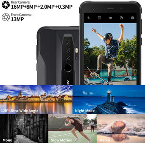 Blackview BV6300 Pro Global Version Cell phone 6GB+128GB IP68 16MP Rugged Smartphone 4380mAh Android 10 NFC 4G Mobile Phone