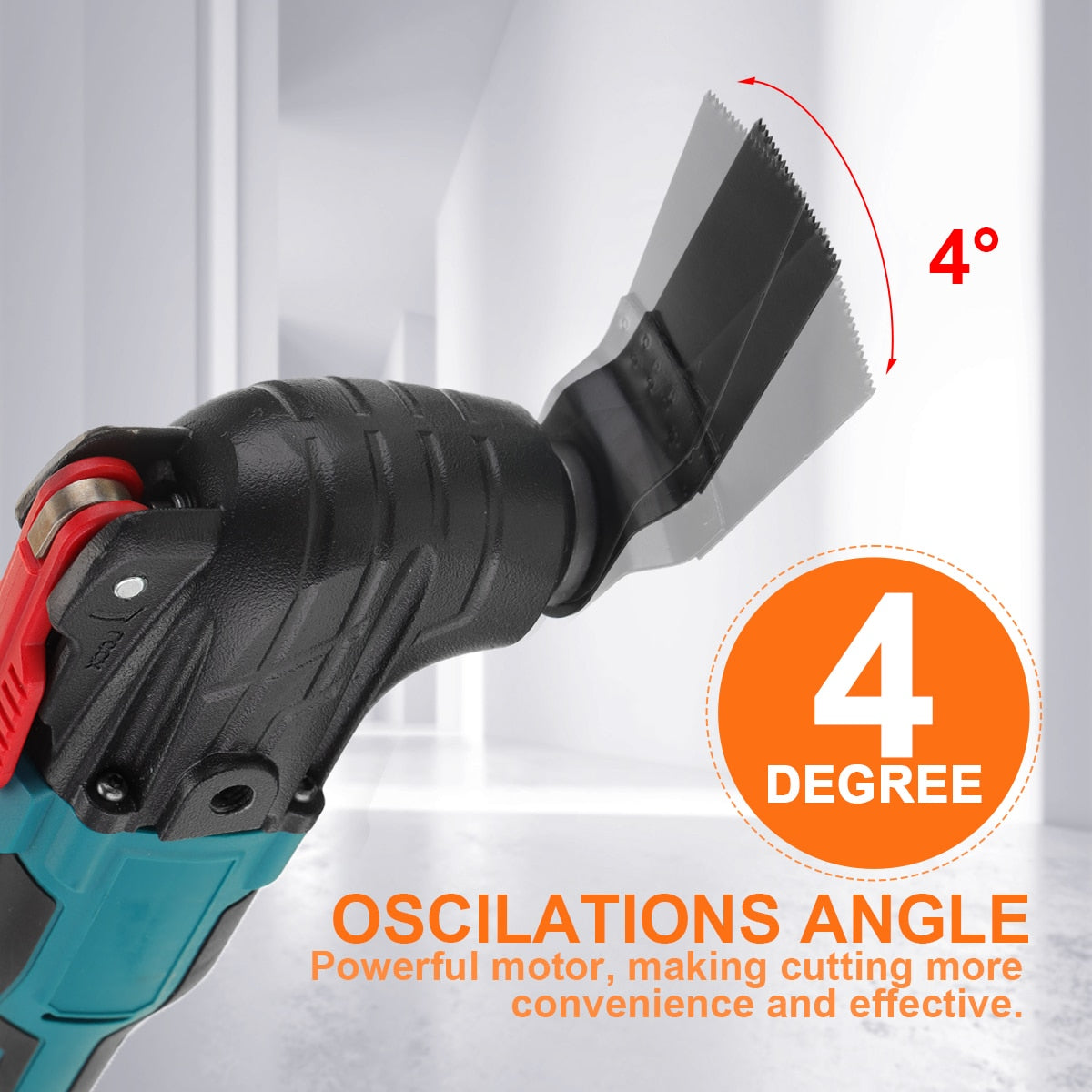 Electric Cordless Oscillating Multitools Machine Multi-function Trimmer Saw Renovator Power Multi-Tool for Makita 18V Battery