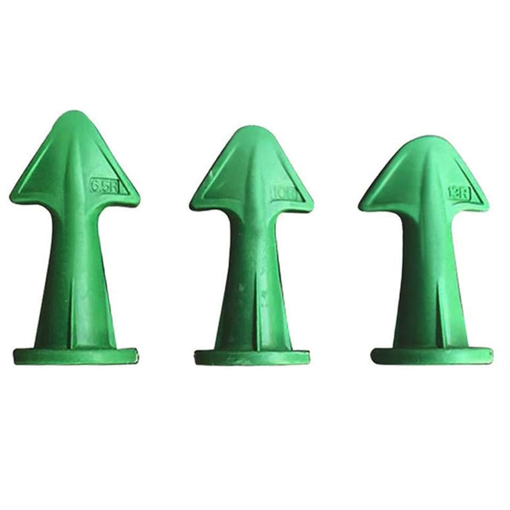 3pcs Multi-functional Silicone Sealant Nozzle Scraper Floor Caulking Tools Silicone Sealant Nozzles Kit Home Improvement