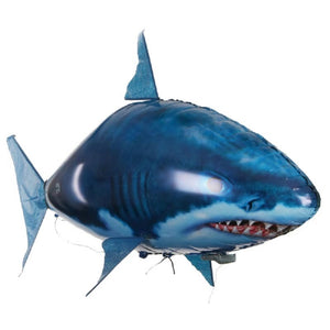 Electric remote control flying shark aerial inflatable flying fish wedding toys kids toys Shark Manipulation