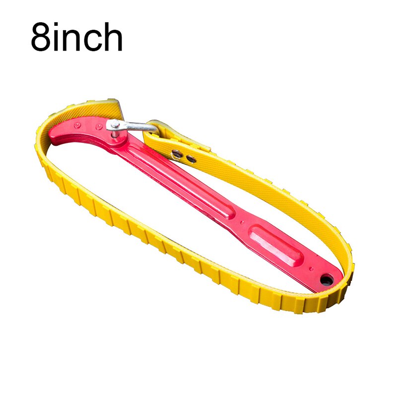 Belt Wrench Oil Filter Puller Adjustable Strap SpannerChain Jar Lids Cartridge Disassembly Tool Strap Opener Plumbing Tools