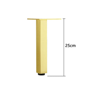 4pcs Adjustable Legs for Furniture Metal Black Gold Coffee Table Leg Sofa Bed Chair TV Bathroom Cabinet Replacement Foot Fitting
