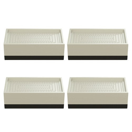 4pcs Furniture Bed Foot Pads Table Table Heightening Rubber Cushion Sofa Bed Legs Floor Protection  Anti-slip Mute Mats