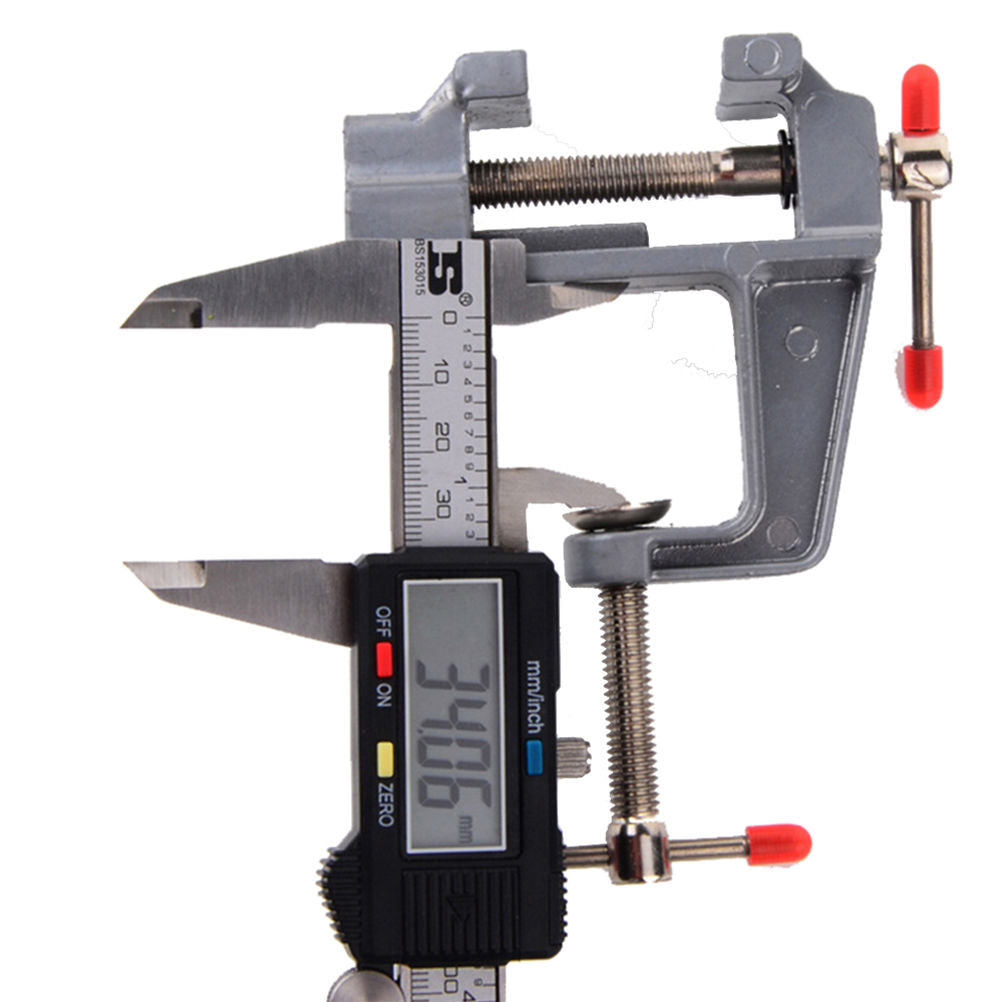 NEW Arrival 3.5" Aluminum Miniature Small Jewelers Hobby Clamp On Table Bench Vise Mini Tool Vice Muliti-Funcational