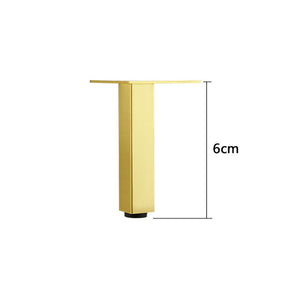 4pcs Adjustable Legs for Furniture Metal Black Gold Coffee Table Leg Sofa Bed Chair TV Bathroom Cabinet Replacement Foot Fitting