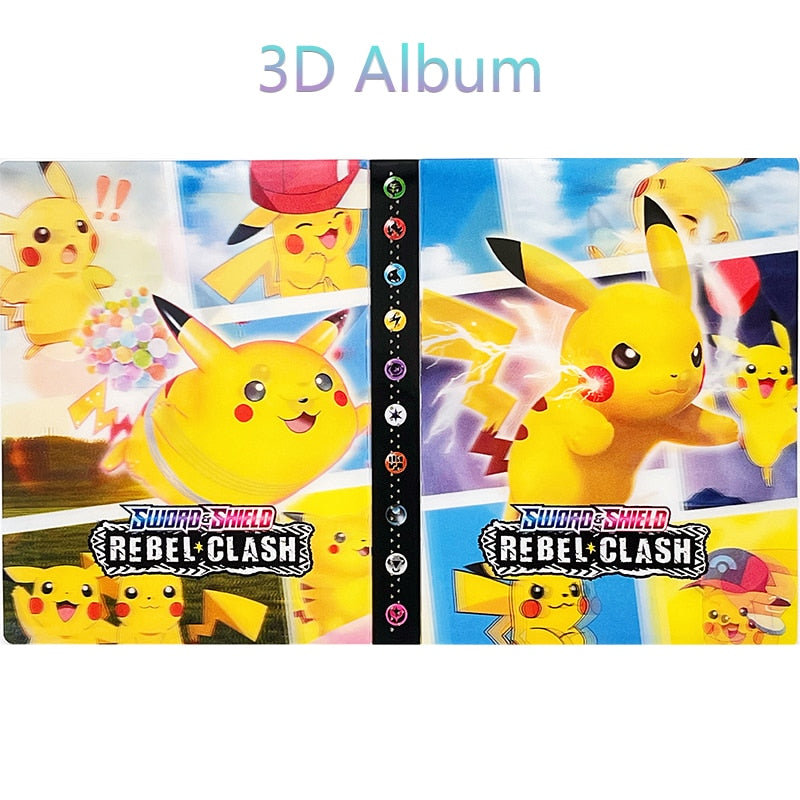 Anime 240Pcs Pokemon Cards Kawaii Album Books Game Collection Cards Holder Hobby VMAX File Loaded List Kids Toys Gift Christmas