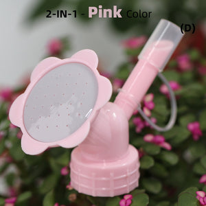 Bottle Cap Sprinker 2-IN-1 Home Garden Mini Watering Can Double Head Water Spout Bonsai Nozzle for Indoor Outdoor Seedling Plant