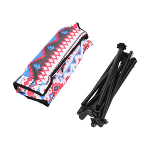 Ultralight Portable Folding Chair Garden Chair Ethnic Customs with Storage Bag and Pillow Aluminum Bracket Outdoor Fishing Camp