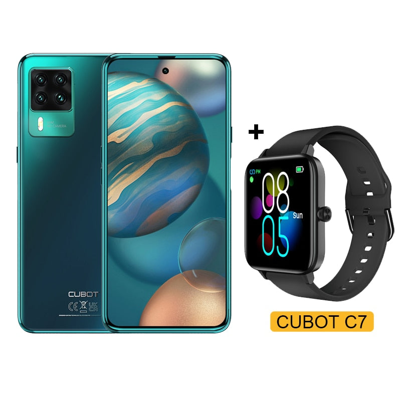 Cubot X50 Smartphone 8GB RAM 128/256GB ROM 64MP Quad Camera 6.67&quot; FHD+ Screen 32MP Selfie NFC Global 4G LTE Mobile Phone 4500mAh