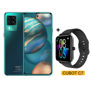 Cubot X50 Smartphone 8GB RAM 128/256GB ROM 64MP Quad Camera 6.67&quot; FHD+ Screen 32MP Selfie NFC Global 4G LTE Mobile Phone 4500mAh