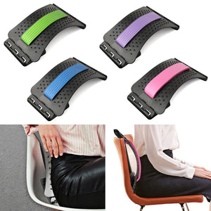Back Roller Fitness Equipment Back Massage Stretcher Lumbar Support Relaxation Massager Spine Board Pain Relief Office Home Use