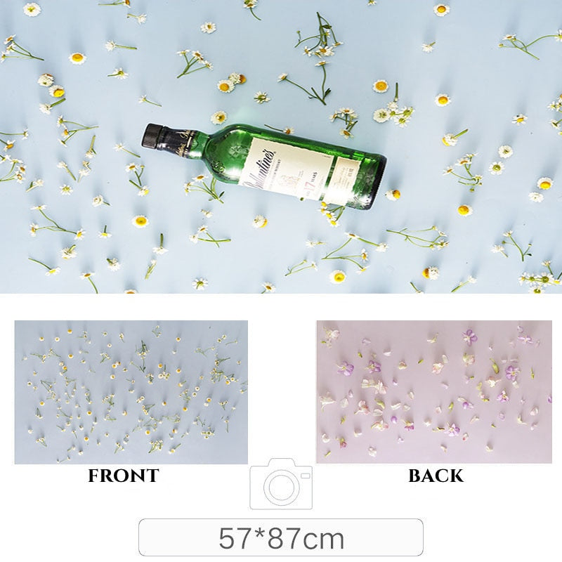 Photography Backdrops Photo Wallpaper 57*87cm 2sides Solid Color Background Paper Props For Photo Studio Shoot Product Cosmetics