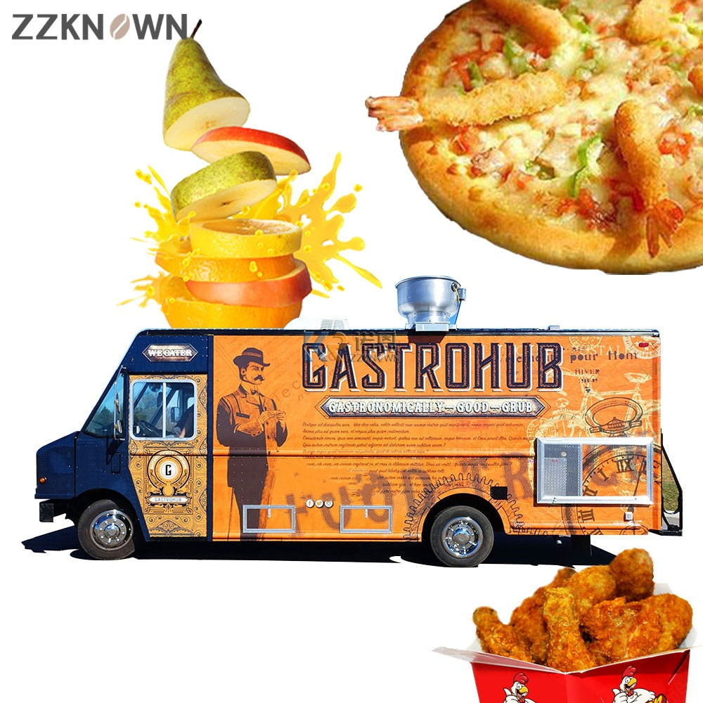 Ice Cream Coffee Van Beer Bar Hot Dog Electric Food Cart Taco Truck Mobile Kitchen Restaurant Vintage Mobile Food Truck