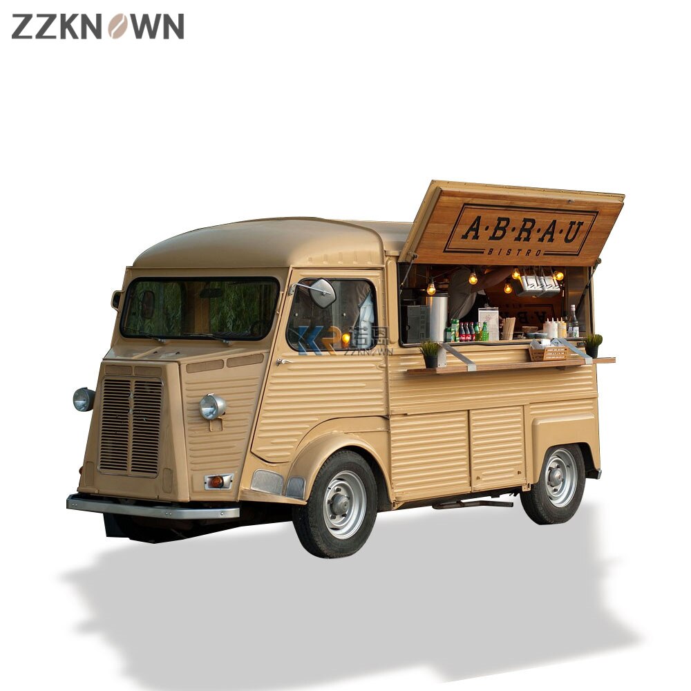 Burger Caravan Trailer Fast Food Trailer Ice Cream Cart Churros Truck Cheap Food Truck