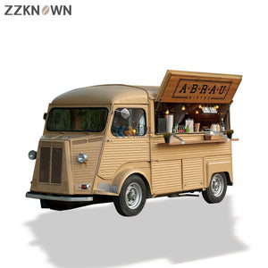 Burger Caravan Trailer Fast Food Trailer Ice Cream Cart Churros Truck Cheap Food Truck
