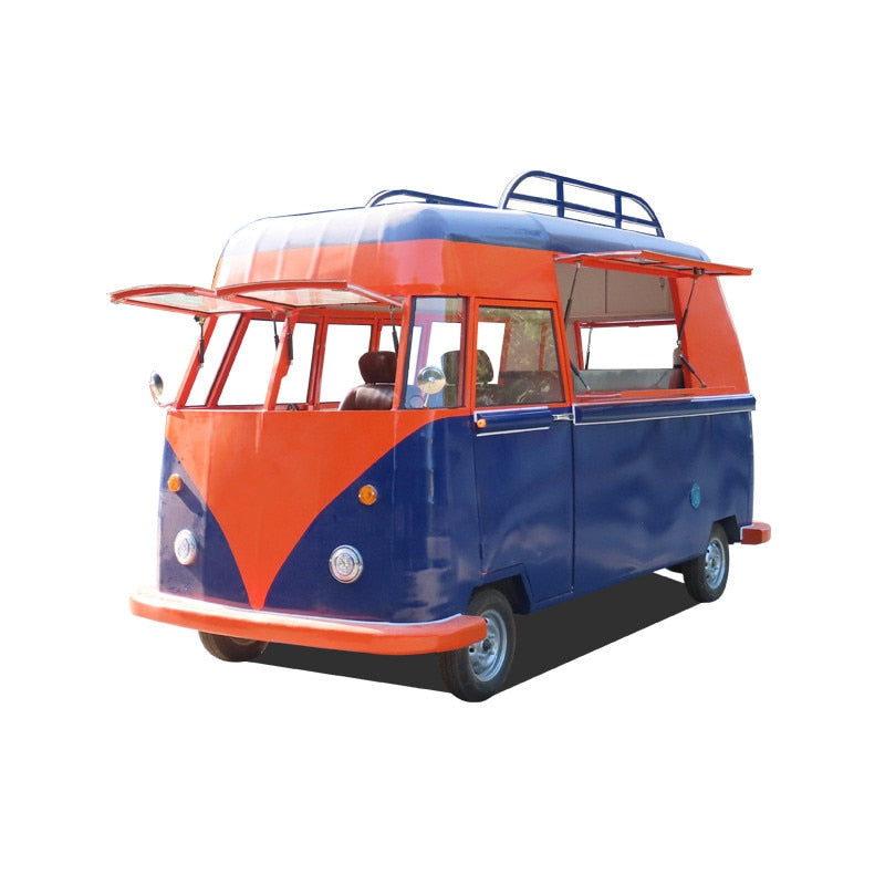 Hamburger Vending Cart Towable Fast Food Trailer  Electric Movable Outdoor Street Food Truck Catering Kiosk