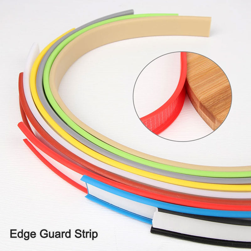 5M Self-Adhesive Edge Banding Tape U-shaped Edge Banding Furniture Wood Closet Decoration U-Shaped Silicone Rubber Seal Strip