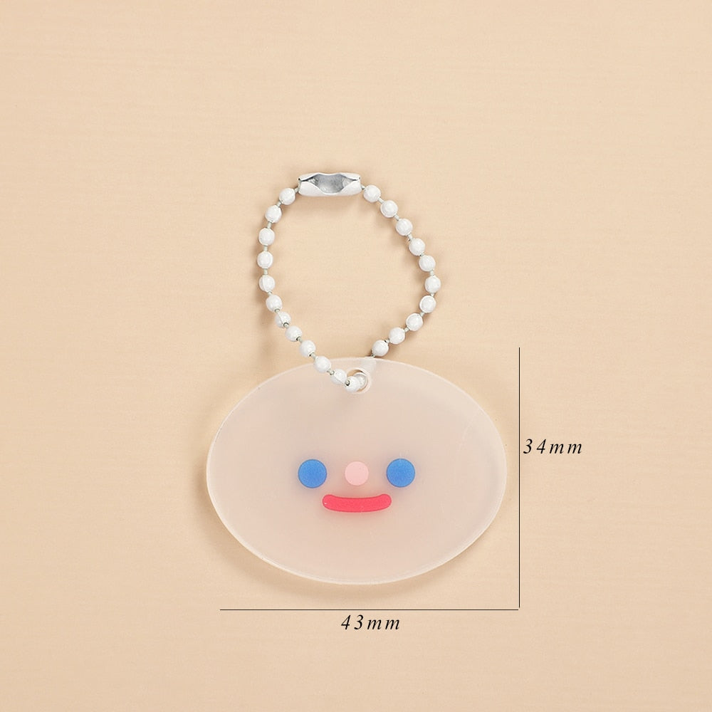 JIANWU Creative Cute Transparent 3 ring Mini Loose-leaf Hand Book Student Portable Notebook ring binder Kawaii School Supplies