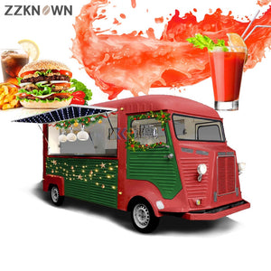 Ice Cream Coffee Van Beer Bar Hot Dog Electric Food Cart Taco Truck Mobile Kitchen Restaurant Vintage Mobile Food Truck