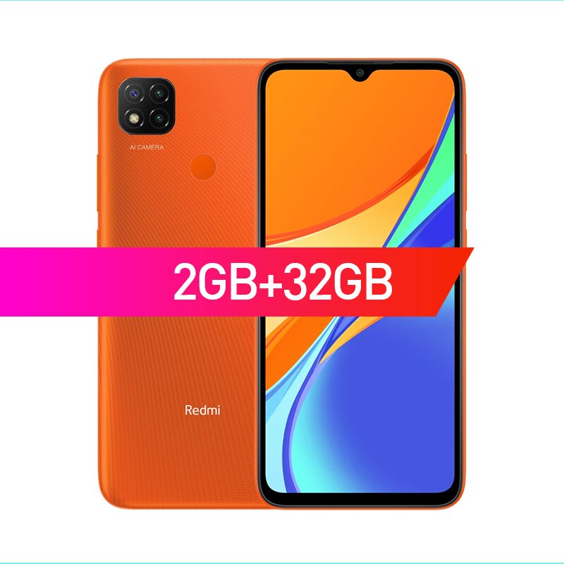 Global Version Xiaomi Redmi 9C 32GB 64GB Smartphone 6.53 Inch 13MP Triple Camera 5000mAh MTK Helio G35 Octa Core 4G Mobile Phone