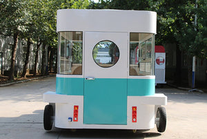 Mobile Food Cart Fried Barbecue Street Food Vending Kiosk Multifunctional Electric Ice Cream Milk Tea Fast Food Truck