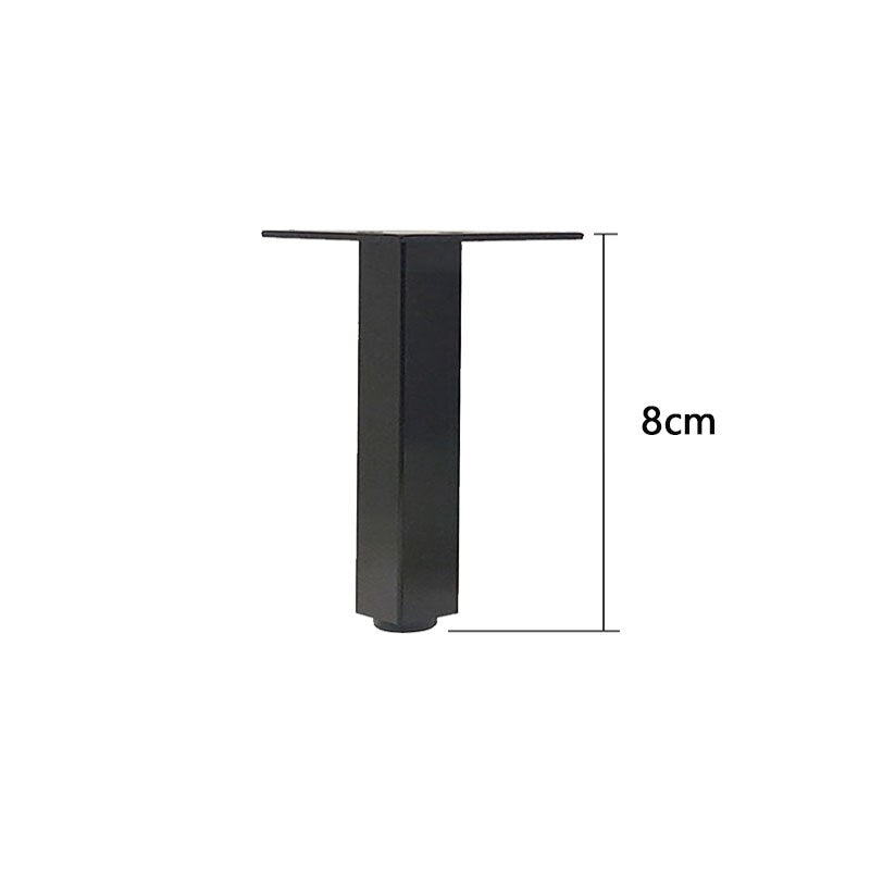 4pcs Adjustable Legs for Furniture Metal Black Gold Coffee Table Leg Sofa Bed Chair TV Bathroom Cabinet Replacement Foot Fitting