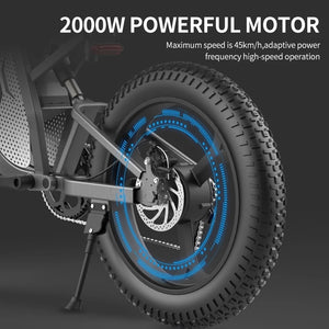 EKX X20 Electric Bike Mountain Moped Ebike 20 Inch Fat Tire 2000W 48V 30AH Men&#39;s Road EBike Electric Bicycle For Adults E Bikes