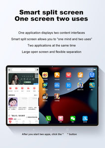 Google Play Tablette P50 Gaming Tablet Laptop 10 Inch Send Keyboard 8GB 128GB Pad Android 10 WPS 5G Deca Core Dual Sim GPS PC