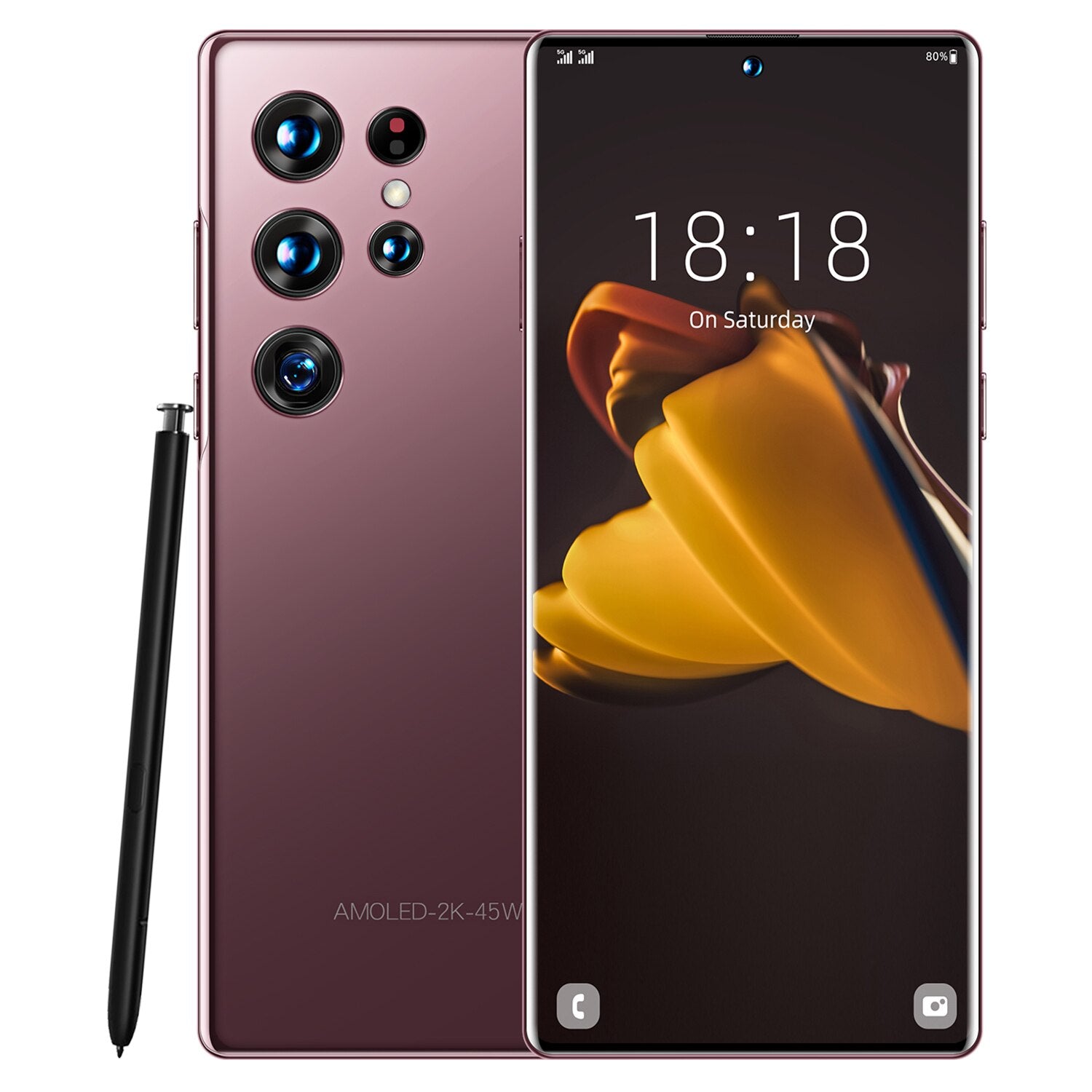 NEW S22+ Ultra 16GB+1T 7.3 Inch Full Screen 48+100MP 7300mAh Smart Phone Andriod 12 Mobilephone Qualcomm Gen1 with Google Play
