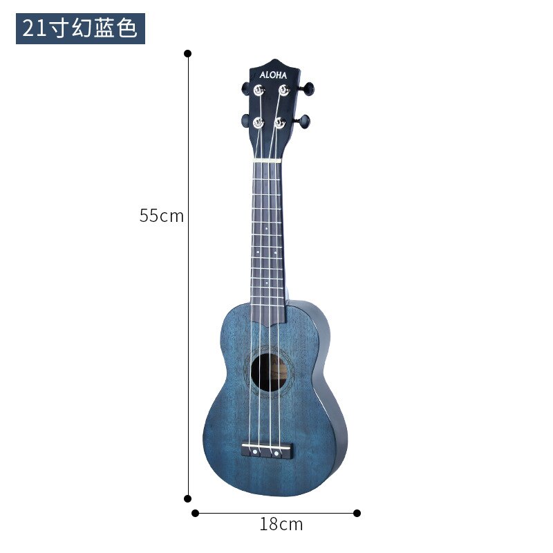 21/23 Inch Ukulele Soprano Beginner Ukulele Guitar Ukulele Mahogany Neck Delicate Tuning Peg 4 Strings Wood Ukulele