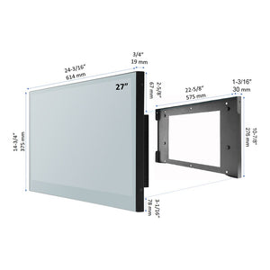 Souria 27 inches Smart Mirror TV for Bathroom LED Shower Television Waterproof Android WiFi Warehouse in Europe Russia