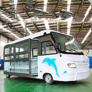 2022 Multifunction 5.6m length electric bus food truck mobile food cart for sale