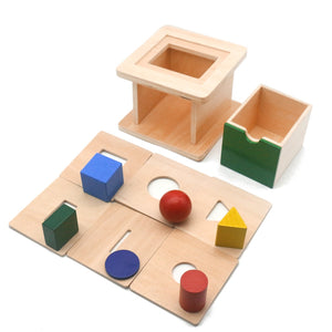 Montessori Math Toys Wooden Binomial Cube Montessori Math Materials Preschool Educational Learning Toys For Children MG1464H