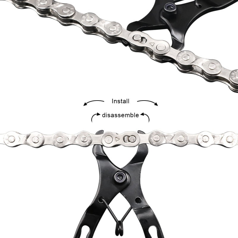 Bicycle Chain Repair Tool 6/7/8/9/10/11 Speed Joint Magic Buckle Cycling Chain Connector Measure Screw Chain Hook Bike Parts