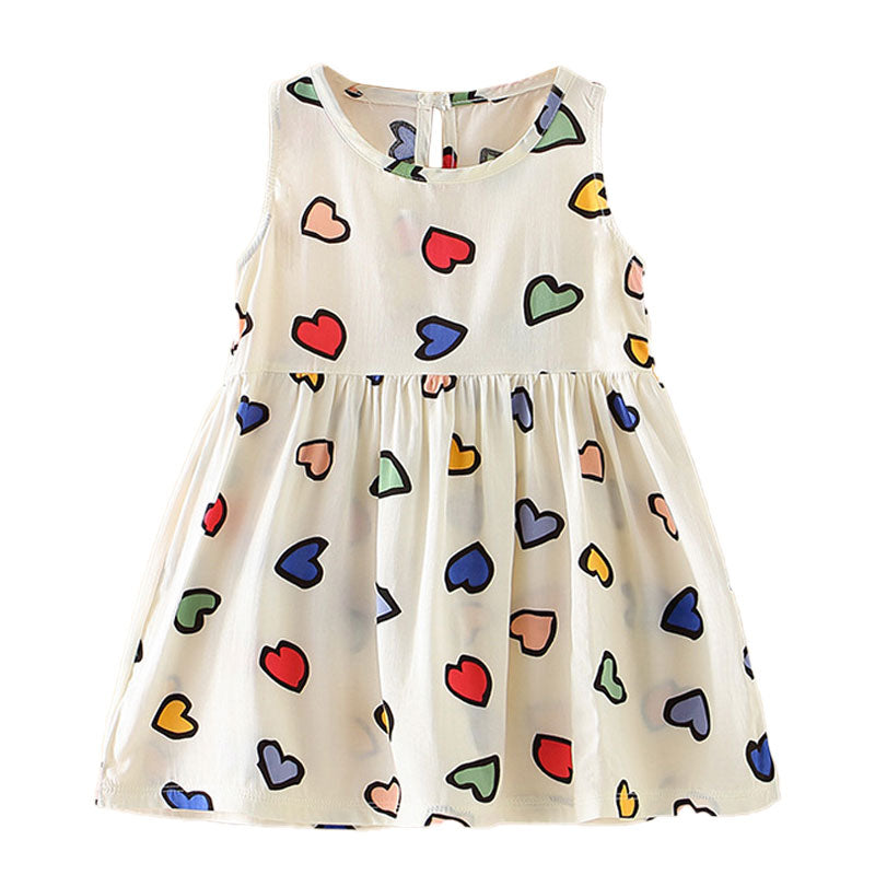 Baby Girls Dress Clothes Kids Sleeveless Princess Dress Pageant Gown Wedding Birthday Party Sundress Dresses for 12M to 5Y