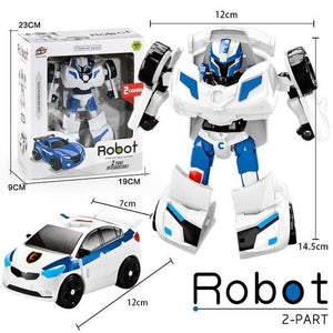 No Box 3 In 1 Transformation Robot Action Figure Toy Car Toys Cartoon Animation Model Set For Boys Birthdays Gifts