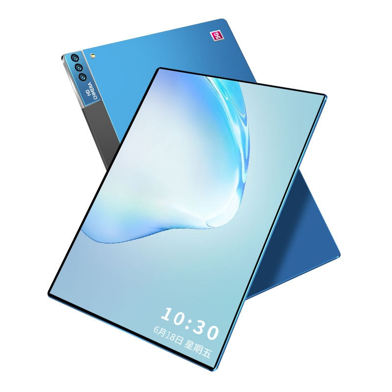 Google Play Tablette P50 Gaming Tablet Laptop 10 Inch Send Keyboard 8GB 128GB Pad Android 10 WPS 5G Deca Core Dual Sim GPS PC
