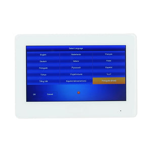 DH Multi-Language IP Video Intercom KIT,VTO2201F-P & VTH5421HW /VTH5421HB & PoE switch,support SIP, replace VTO2202F-P-S2